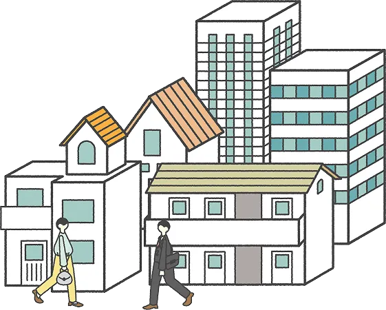 住宅街のイメージ